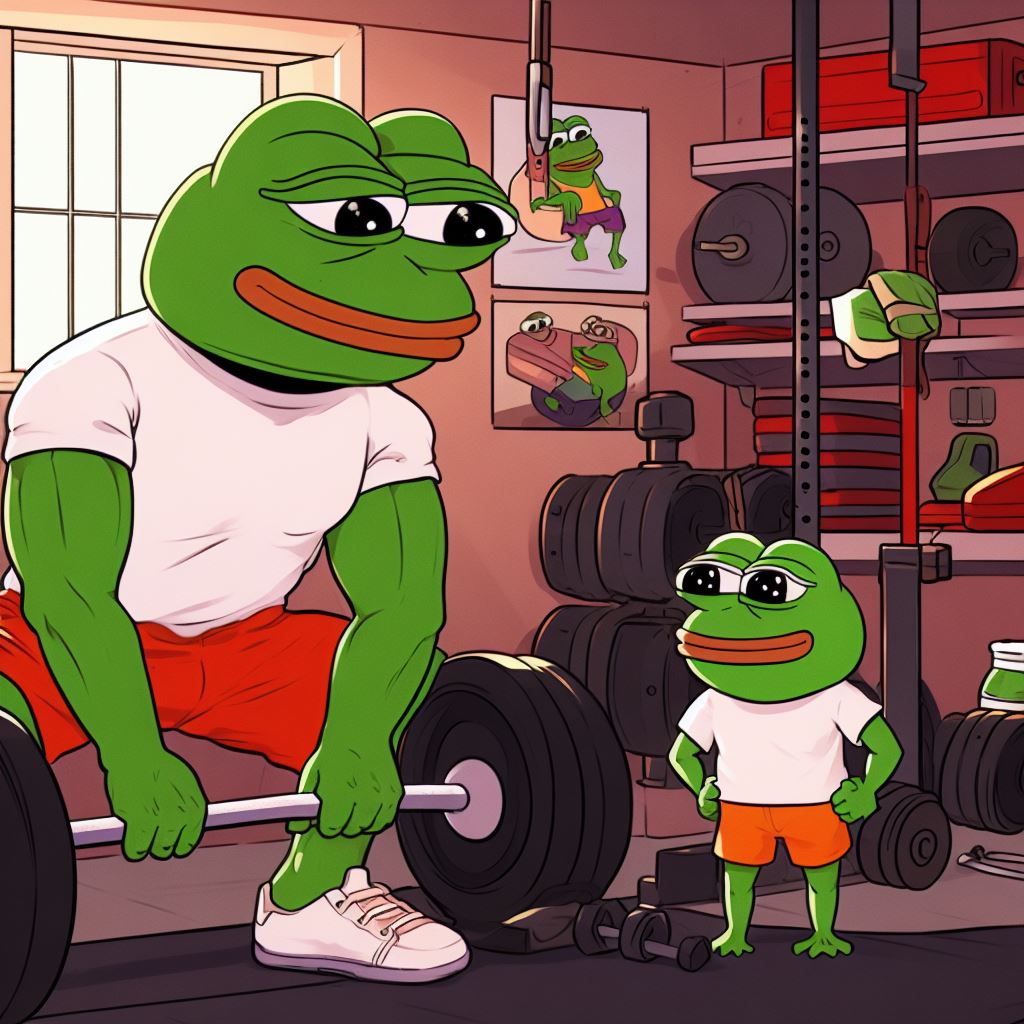 Weight lifting Pepe with son.jpg